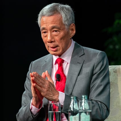 Lee Hsien Loong, Singapore’s prime minister, speaks during an interview at the Bloomberg New Economy Gala Dinner in Singapore on Wednesday. Photo: Bloomberg