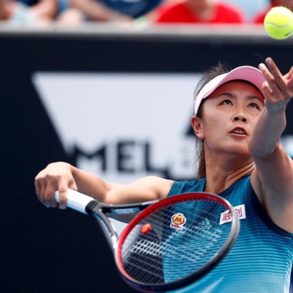 Peng Shuai’s accusations were removed from Chinese social media around 30 minutes after they were posted. Photo: Reuters