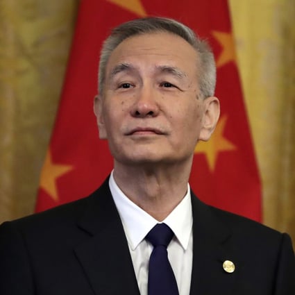 Chinese Vice Premier Liu He listens as former President Donald Trump speaks before signing a trade agreement at the White House in Washington. Photo: AP
