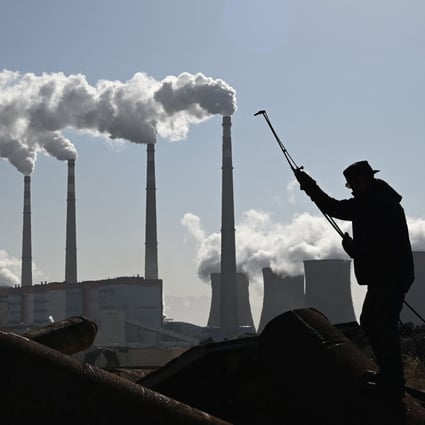 The coal-powered Datang International Zhangjiakou Power Station at Zhangjiakou in China’s northern Hebei province. Photo: AFP