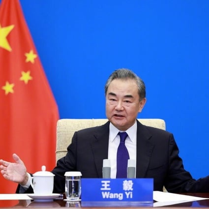 Foreign Minister Wang Yi said China and the US are two giant ships that must not collide. Photo: Handout