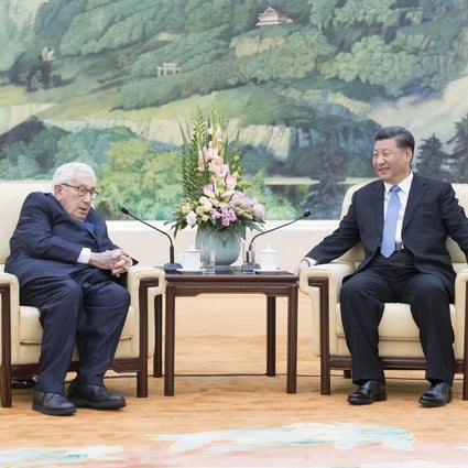 Henry Kissinger has been a guest of several Chinese leaders, including President Xi Jinping in 2019. Photo: Xinhua