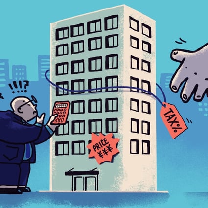 China’s property tax plan is part of Xi Jinping’s so-called common prosperity campaign to redistribute wealth and to address widening social inequality. Illustration: Lau Ka-kuen