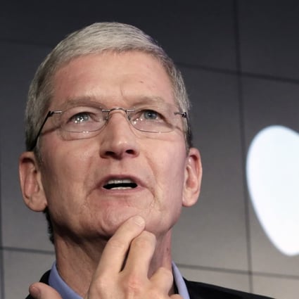 Apple chief executive Tim Cook described climate change is one of the great challenges of our time. Photo: AP