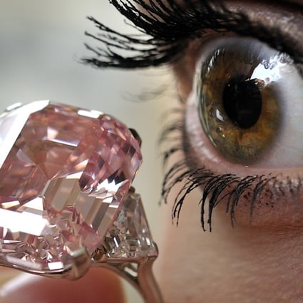 The Graff Pink diamond, which sold for £31.6 million at auction in Geneva in 2010. Photo: AFP