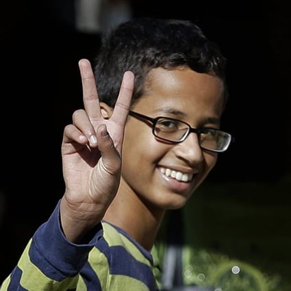 Ahmed Mohamed, 14, and his family have relocated to Qatar. Photo: AP