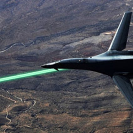 This file photo shows a US drone in action. Even though not intended for military use, the newly created laser beam in Shanghai could be used to blind or disable optical or electromagnetic sensors on enemy drones, aircrafts or warships, scientists claim. Photo: Darpa