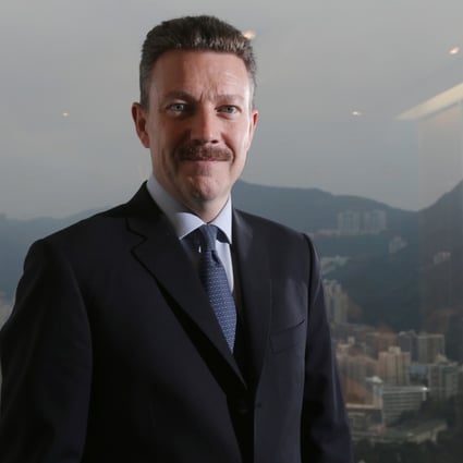 Nigel Smith, managing director of Colliers at the company’s Wan Chai's office. Photo: K.Y. Cheng, SCMP