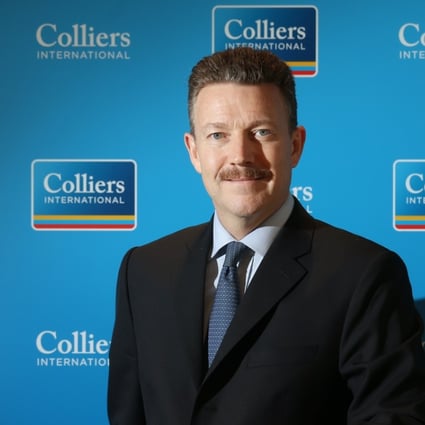 Nigel Smith, Colliers’ local managing director, at his Wan Chai office. Photo: K.Y. Cheng