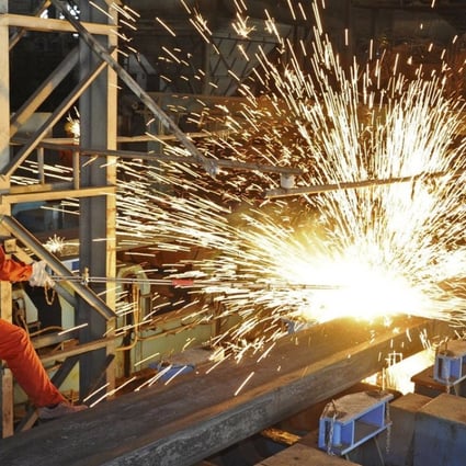 The Chinese government hopes that lowering taxes on businesses will help to revive the economy by increasing output and employment. Photo: Reuters