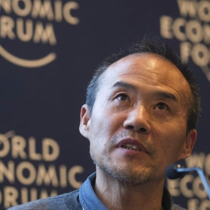 A file photo of China Vanke chairman Wang Shi speaking during the China's Growth Context session of the 43rd Annual Meeting of the World Economic Forum, WEF, in Davos, Switzerland in 2013. Photo: AP