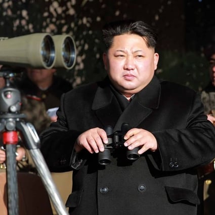 North Korean leader Kim Jong-Un inspects a firing contest of Korean People's Army artillery units. Photo: AFP