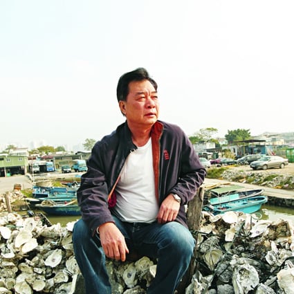 Chan Yu-tong, chairman of the Deep Bay Oyster Cultivation Association, welcomes the help for oyster farmers. Photos: Bruce Yan