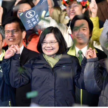 All change: Taiwan elects Beijing-sceptic Tsai Ing-wen (C). Photo: AFP