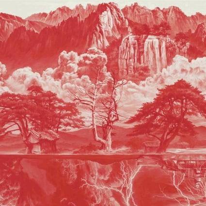 Korean Contemporary Landscape Paintings In Hong Kong Show Have Chinese Echoes South China Morning Post Contemporary landscape paintings on canvas in various sizes. korean contemporary landscape paintings