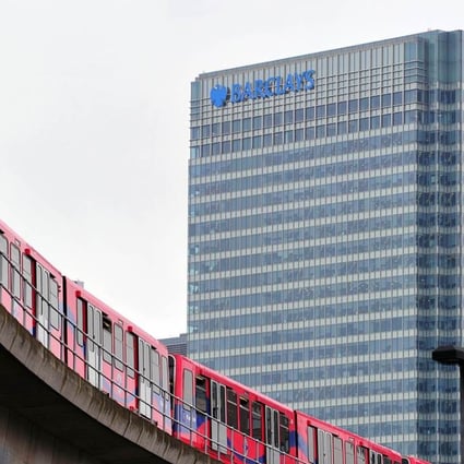 The Barclays Bank headquarters in Canary Wharf, east London. Photo: AFP