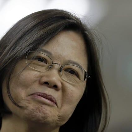 Taiwan opposition leader and president-elect Tsai Ing-wen reacts during an interview before their meeting for parliament reform in Taipei, Taiwan, on January 20, 2016. Tsai, chairwoman of the Pro-independence Democratic Progressive Party, won the presidential election on January 16 and will be sworn in on May 20. Photo: EPA