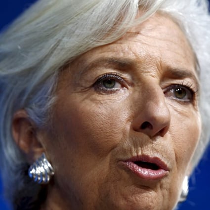 International Monetary Fund managing director Christine Lagarde says China’s bid to overhaul its economy is likely to continue to have an impact on oil and commodity prices . Photo: Reuters