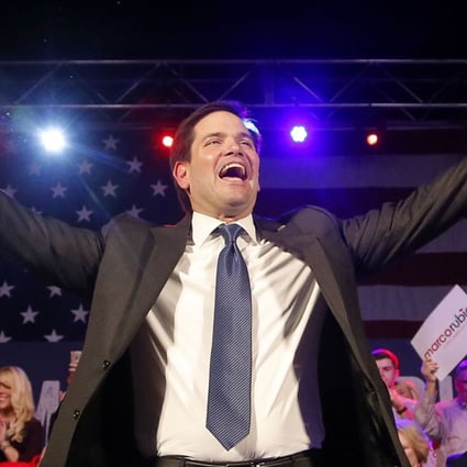 Republican presidential candidate Marco Rubio is likely to anger Beijing over his comments on Hong Kong. Photo; AP