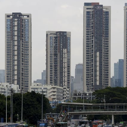 Apartment towers Shenzhen, which experienced 52 per cent growth in home prices in January, prompting speculation the city government may soon introduce cooling measures. Photo: Reuters