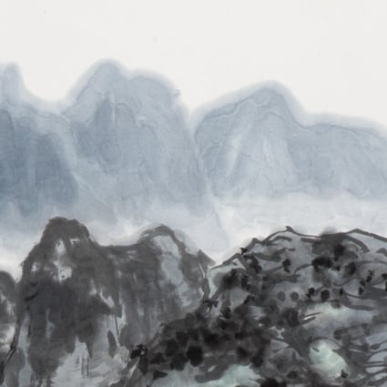 Lui Shou-kwan’s Landscape after Huang Binhong, 1969. Photo: courtesy of Lui Shou-kwan