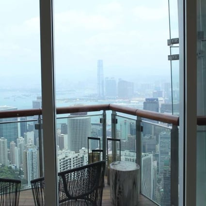 The view from the Swire Properties development Opus Hong Kong at 53 Stubbs Road, The Peak. Photo: Nora Tam