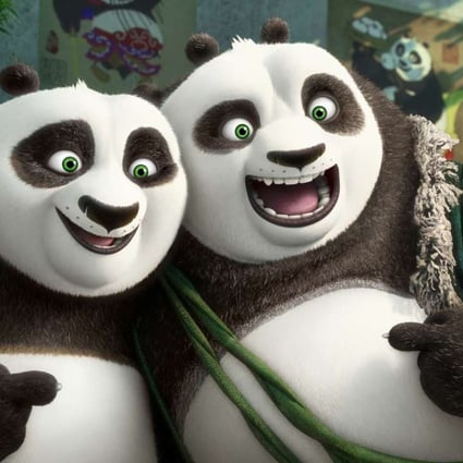 Po (left) with his father Li Shan in a still from Kung Fu Panda 3. The film (Category I) is voiced by Dustin Hoffman and Jack Black and is directed by Alessandro Carloni and Jennifer Yuh.