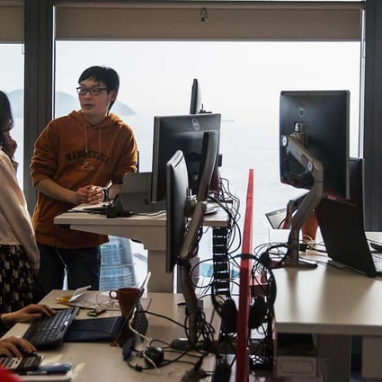 The survey found 44 per cent of all entrepreneurs in the city and the mainland were under the age of 35. Photo: Bloomberg
