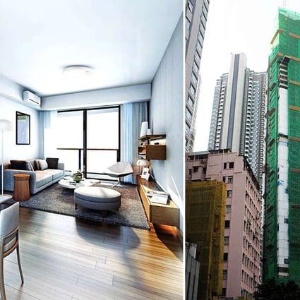 Swire’s Alassio (show room shown on left), situated at 100 Caine Road, was nearly a fifth lower than The Morgan at 31 Conduit Road, when it was launched at a discounted average price of HK$32,000 per sq ft last month.