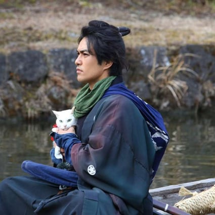 The white cat Tamanojo returns with Kazuki Kitamura’s benevolent samurai in Neko Samurai – A Tropical Adventure (category I; Japanese), directed by Takeshi Watanabe.