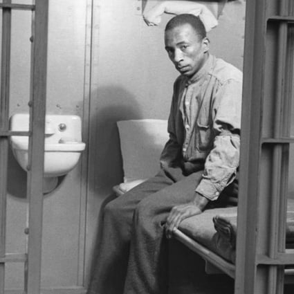 A black convict on Rikers Island. Elizabeth Hinton’s history pins some of the responsibility for the growth of the black prison population on liberals. Photo: Corbis