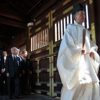 Cabinet minister Takaichi and 90 other Japanese lawmakers visit Yasukuni  war shrine | South China Morning Post