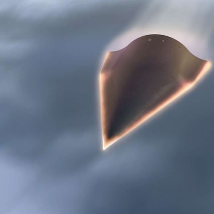 An artist’s rendering of a hypersonic glide vehicle. China’s programme could be ready for deployment by 2020, according to a report submitted to the US congress. Illustration: AFP