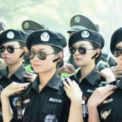 The city of Hangzhou hopes its women urban management officers can present a better public image than their notorious male counterparts. Photo: Chinanews.com