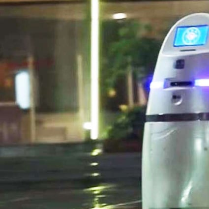 “AnBot” is being developed by the National University of Defence Technology in Changsha, Hunan province. A prototype was unveiled at an expo in Chongqing last month. Photo: SCMP Pictures