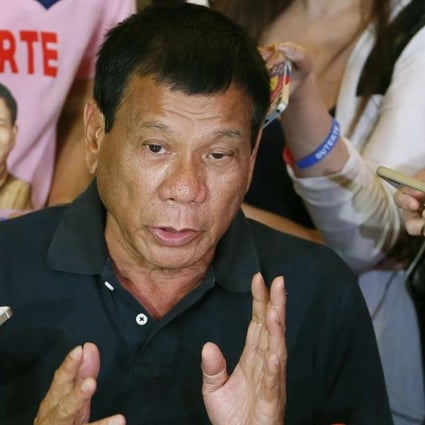 Presidential candidate Rodrigo Duterte. Photo: AP