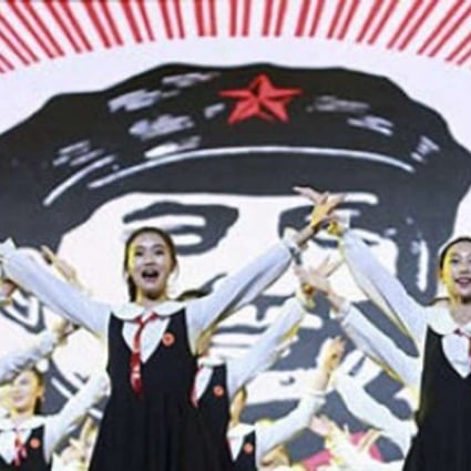 The show at the Great Hall of the People featured songs praising the Communist revolution and Mao Zedong. File photo
