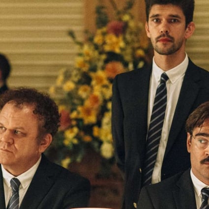 John C. Reilly, Ben Whishaw and Colin Farrell in a scene from The Lobster, in which single people have 45 days to find a mate or be turned into an animal of their choosing.