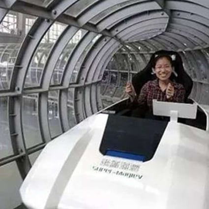 A file picture of a prototype Chinese maglev train operating in a vacuum tube. Photo: SCMP Pictures