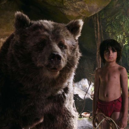 Mowgli (played by Neel Sethi) and Baloo (voiced by Bill Murray) in The Jungle Book (category: IIA). Directed by Jon Favreau, the film’s other main characters are voiced by Ben Kingsley and Idris Elba