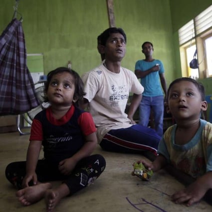 Hundreds of rohingya remain stucked in detention centres in Thailand and Malaysia, and in refugee camps in Indonesia one year after they disembarked in these countries from boats that were abandoned at sea by smugglers. Photo: EPA