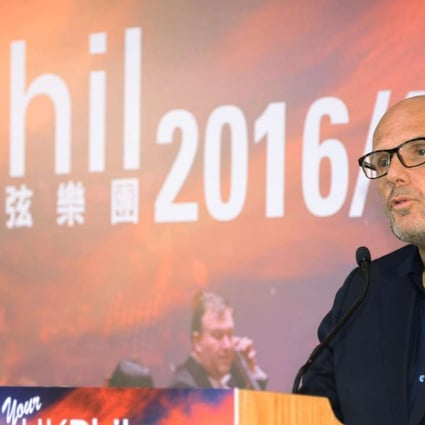 Hong Kong Philharmonic music director Jaap van Zweden.