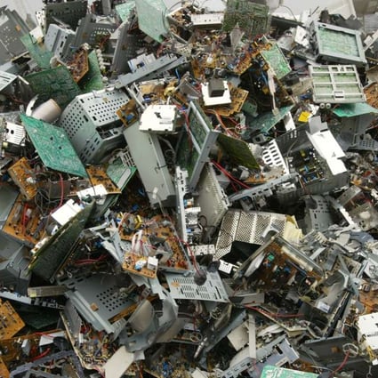 E-waste from the United States is ending up in the New Territories. Photo: K. Y. Cheng
