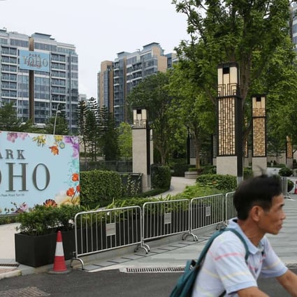 Sun Hung Kai Properties is offering loans of up to 120 per cent without the need to submit proof of income, to woo buyers for its new Park Yoho project in Yuen Long. Photo: Sam Tsang, SCMP
