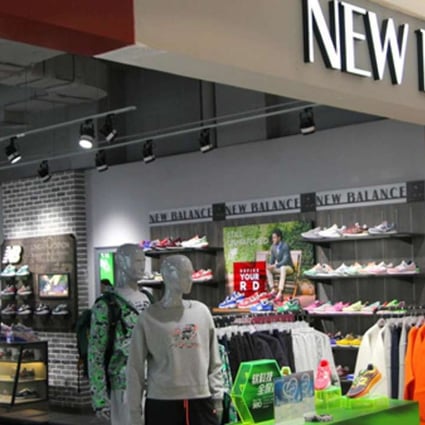 A New Balance store in Zhengzhou in Henan province. Photo: SCMP Pictures