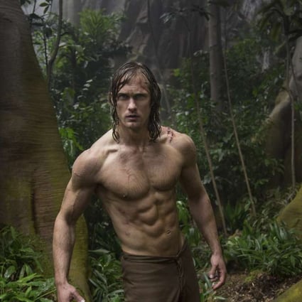 Alexander Skarsgard shows the results of weight training and a strict diet in his portrayal of the titular character in The Legend of Tarzan.