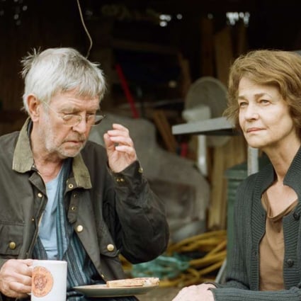 A scene from 45 Years, featuring Tom Courtenay and Charlotte Rampling.