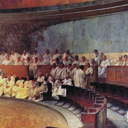 Cicero Denounces Catiline (1888) by Cesare Maccari.