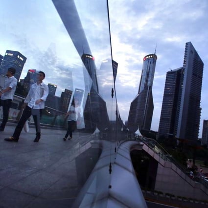 The exodus of P2P companies has rattled the Shanghai CBD office market. Photo: Reuters