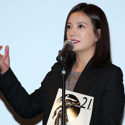 Chinese actress and director Zhao Wei, who has faced strong criticism for casting Taiwanese actor Leon Dai in her latest film. Photo: Franke Tsang